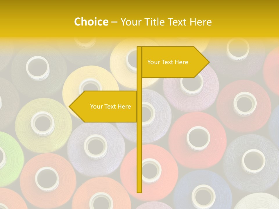 Thread Pattern PowerPoint Template