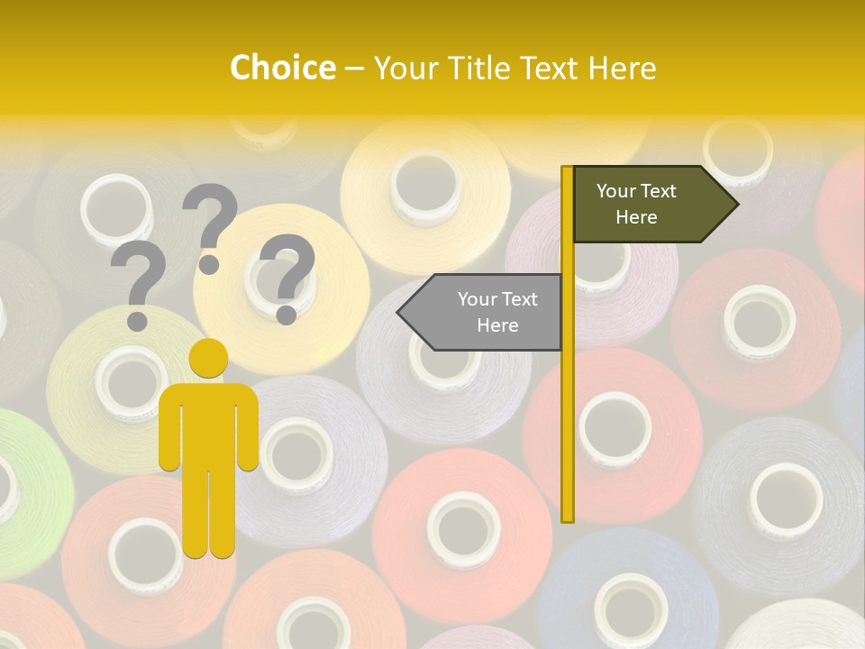 Thread Pattern PowerPoint Template