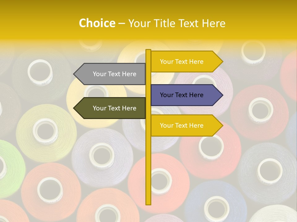 Thread Pattern PowerPoint Template