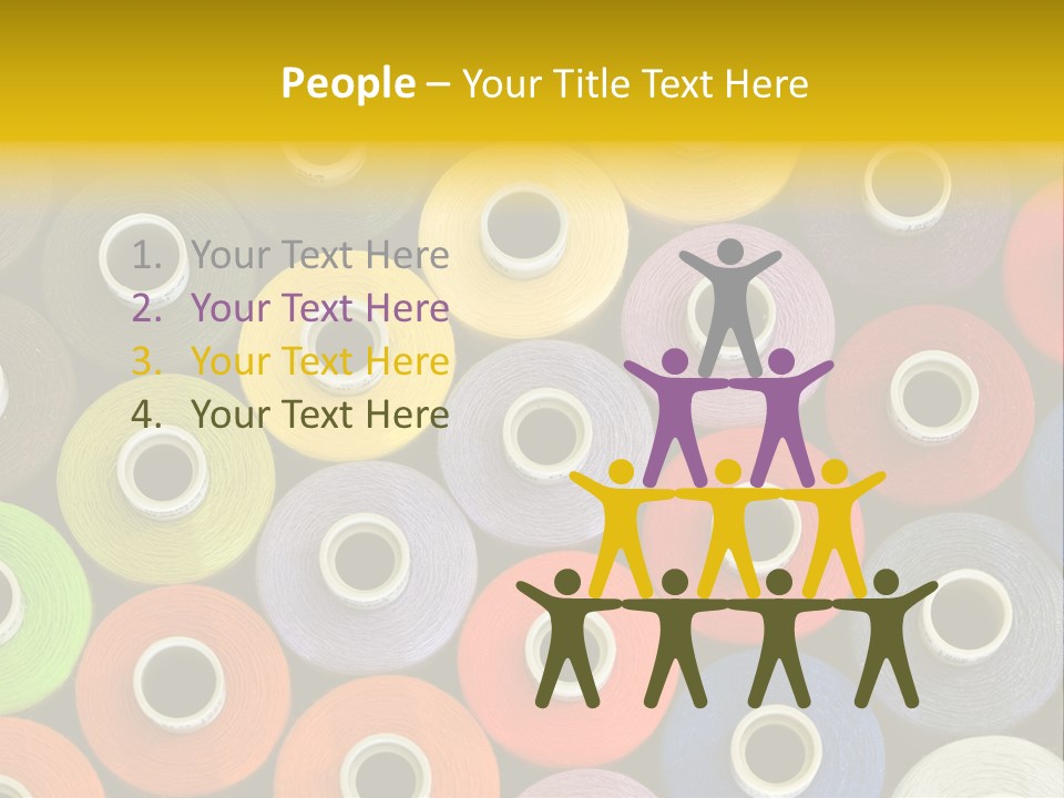 Thread Pattern PowerPoint Template