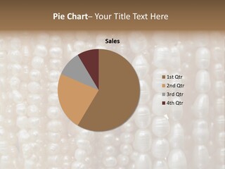 Close Up Of Low-Priced Pearl Beads PowerPoint Template