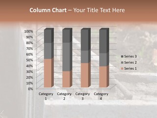 Closeup Of House Foundation Made From Concrete Shuttering Blocks Filled With Mortar And Reinforcement Bars PowerPoint Template