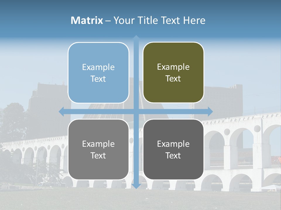 Water Bridge PowerPoint Template