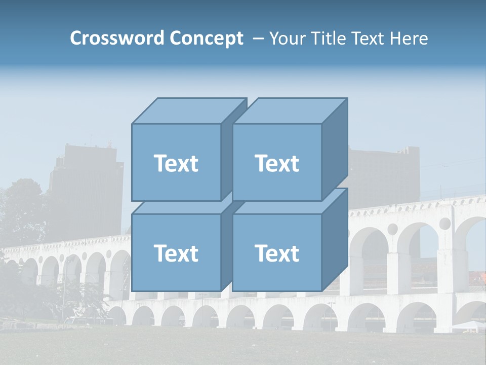 Water Bridge PowerPoint Template