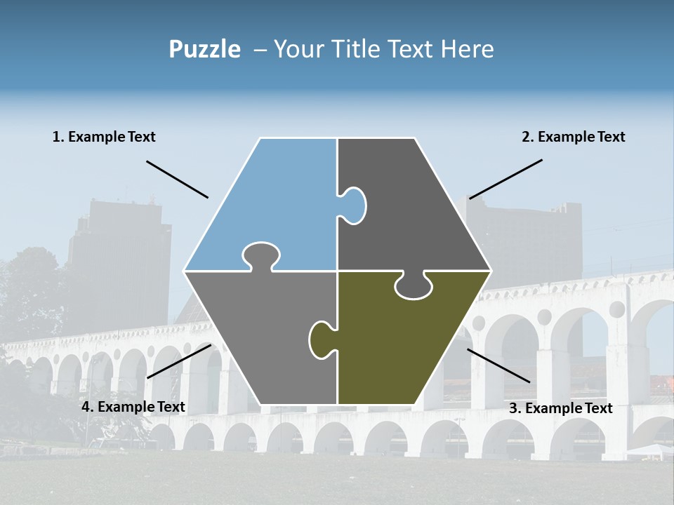 Water Bridge PowerPoint Template