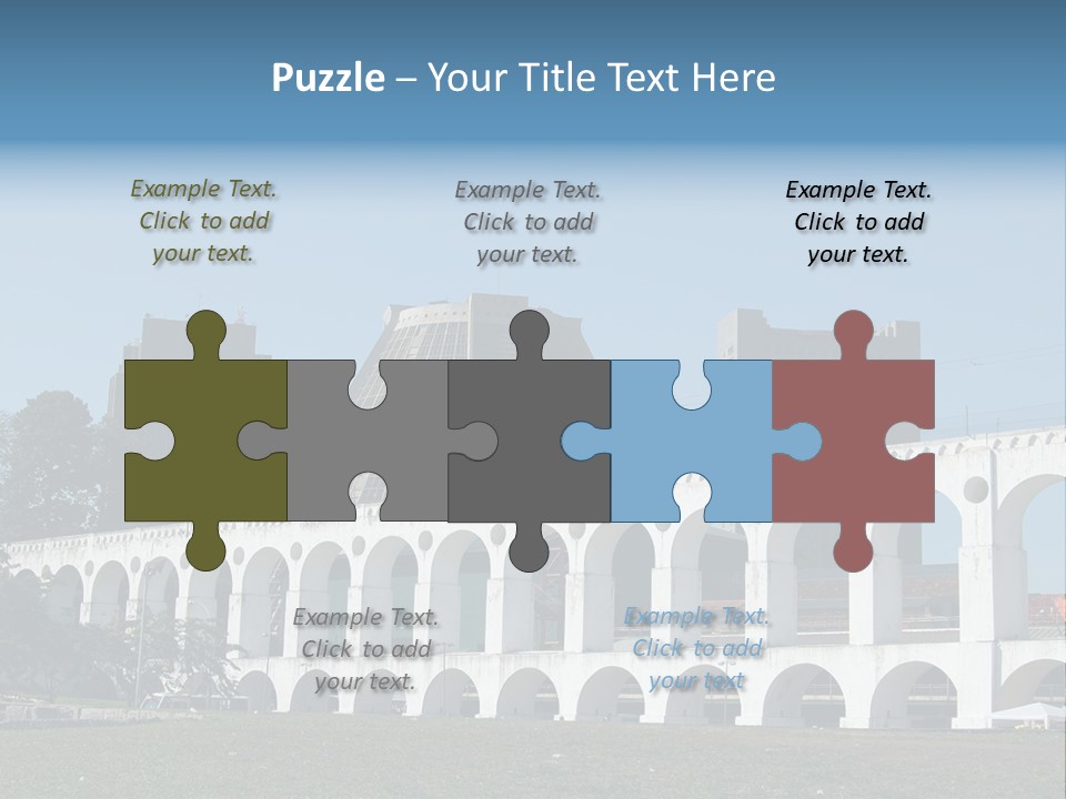 Water Bridge PowerPoint Template