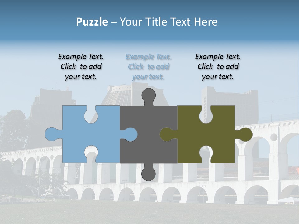 Water Bridge PowerPoint Template