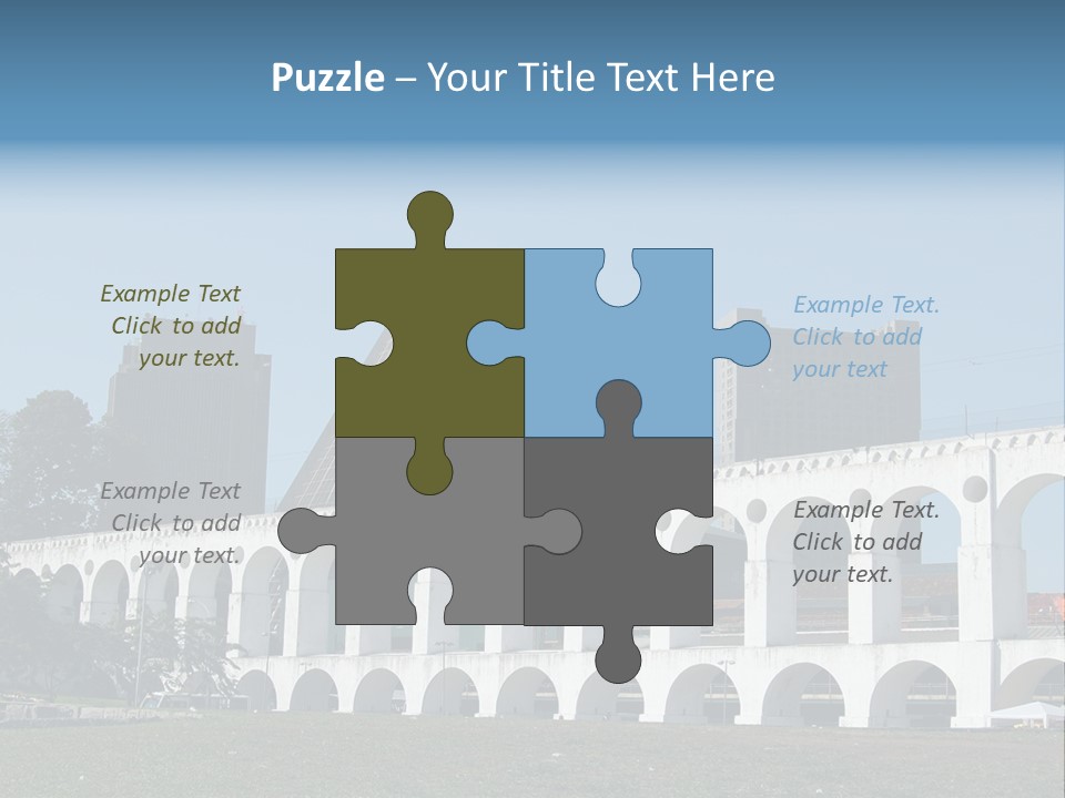 Water Bridge PowerPoint Template