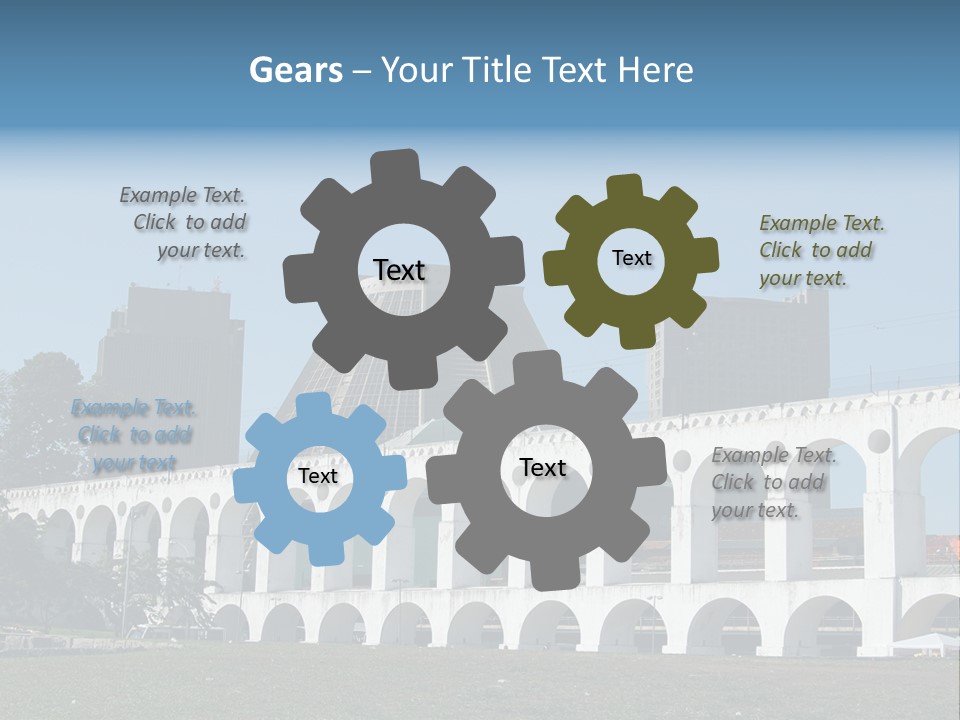 Water Bridge PowerPoint Template