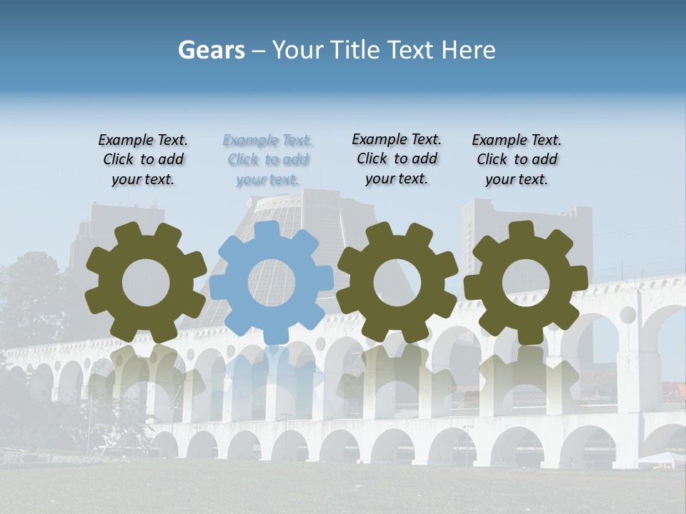 Water Bridge PowerPoint Template