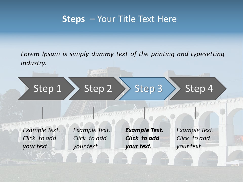 Water Bridge PowerPoint Template