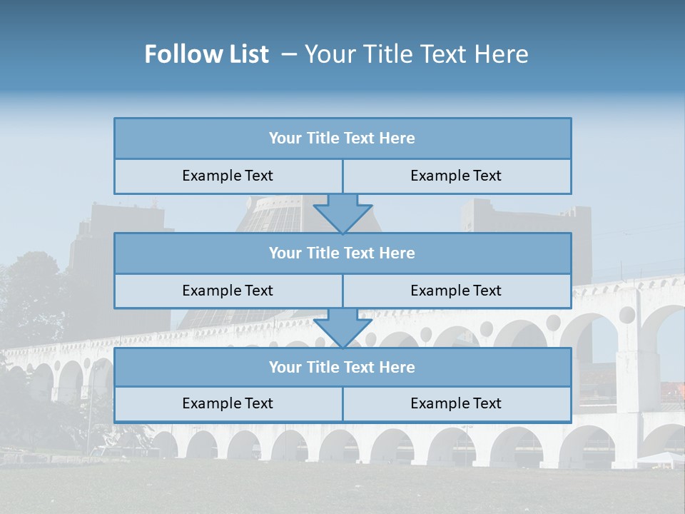 Water Bridge PowerPoint Template
