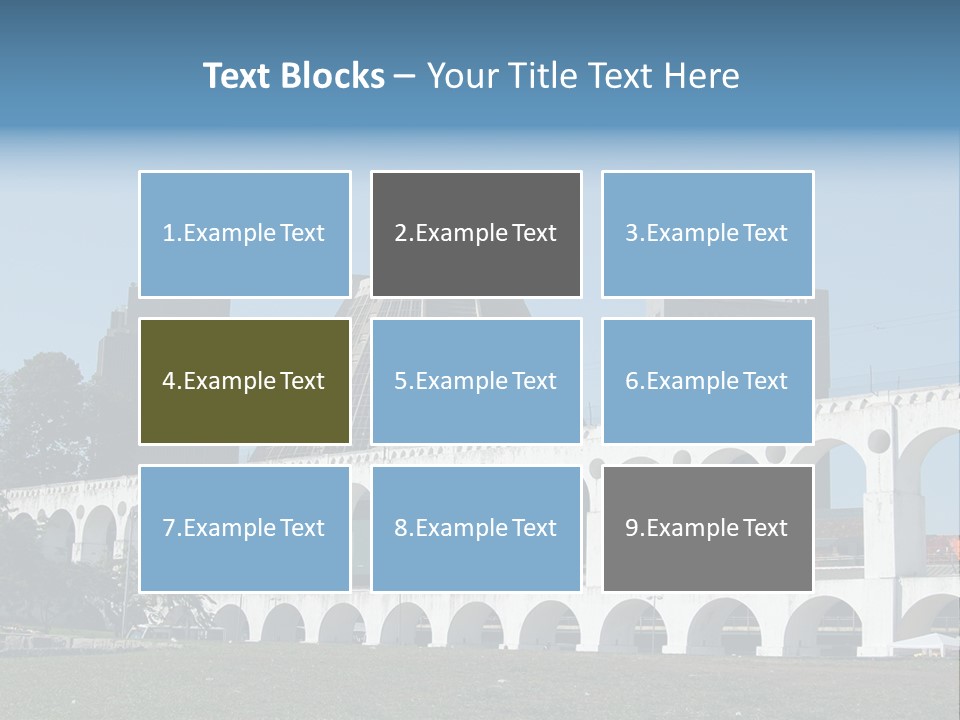 Water Bridge PowerPoint Template