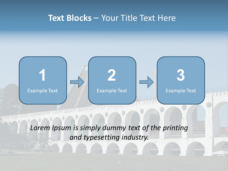 Water Bridge PowerPoint Template