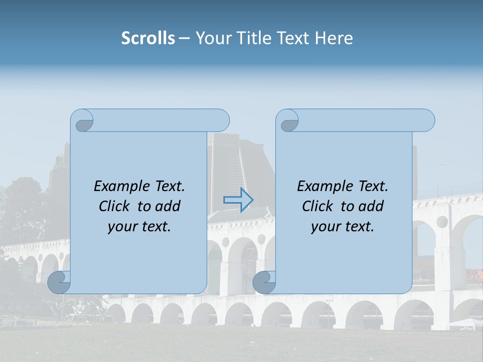 Water Bridge PowerPoint Template
