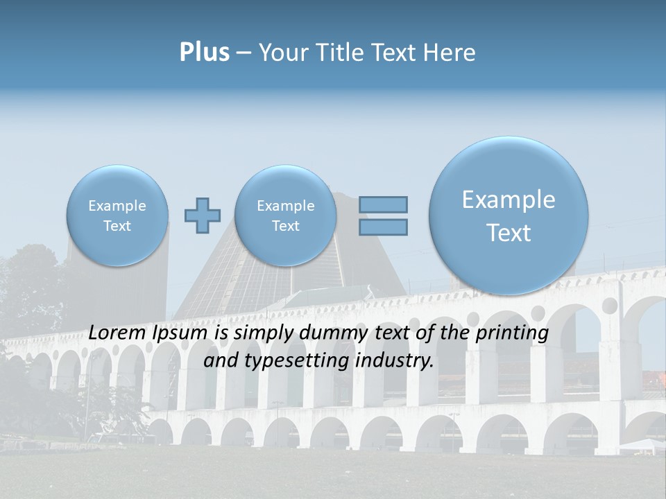 Water Bridge PowerPoint Template