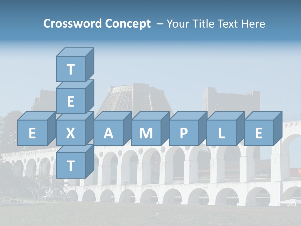 Water Bridge PowerPoint Template