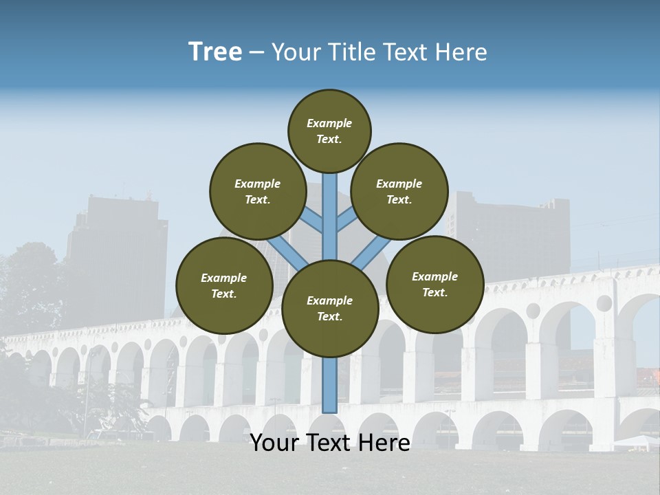 Water Bridge PowerPoint Template