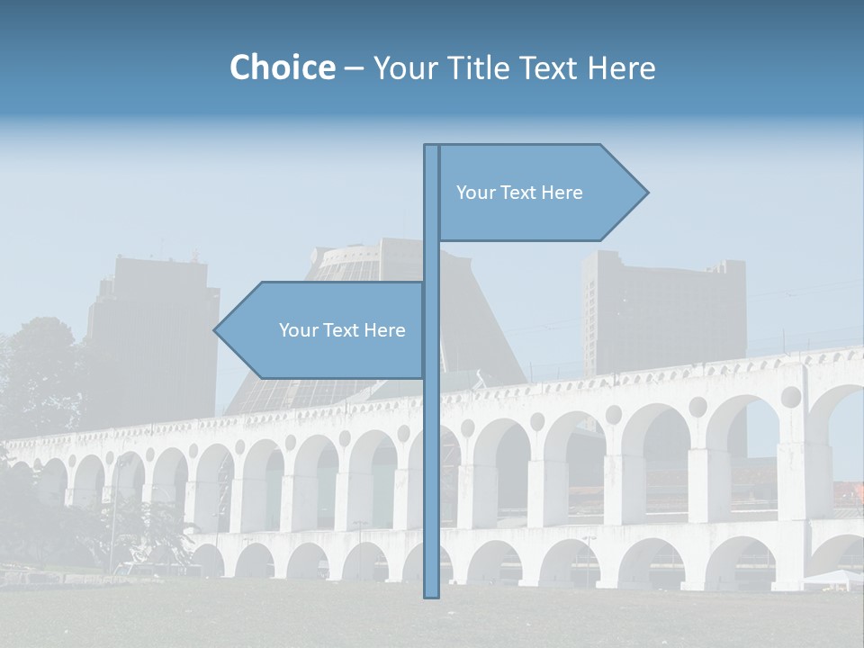 Water Bridge PowerPoint Template