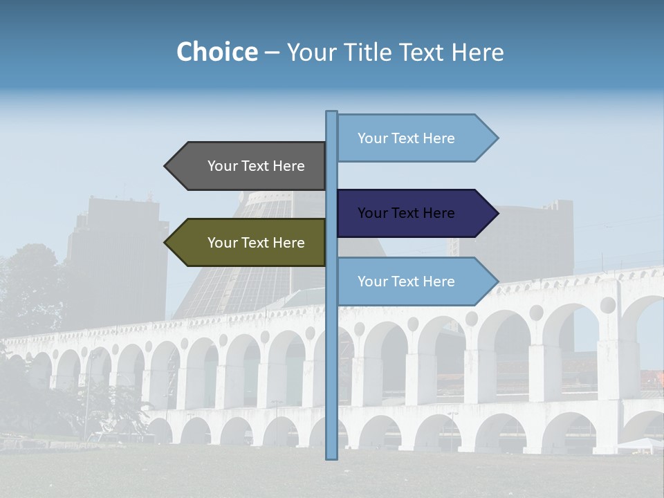 Water Bridge PowerPoint Template