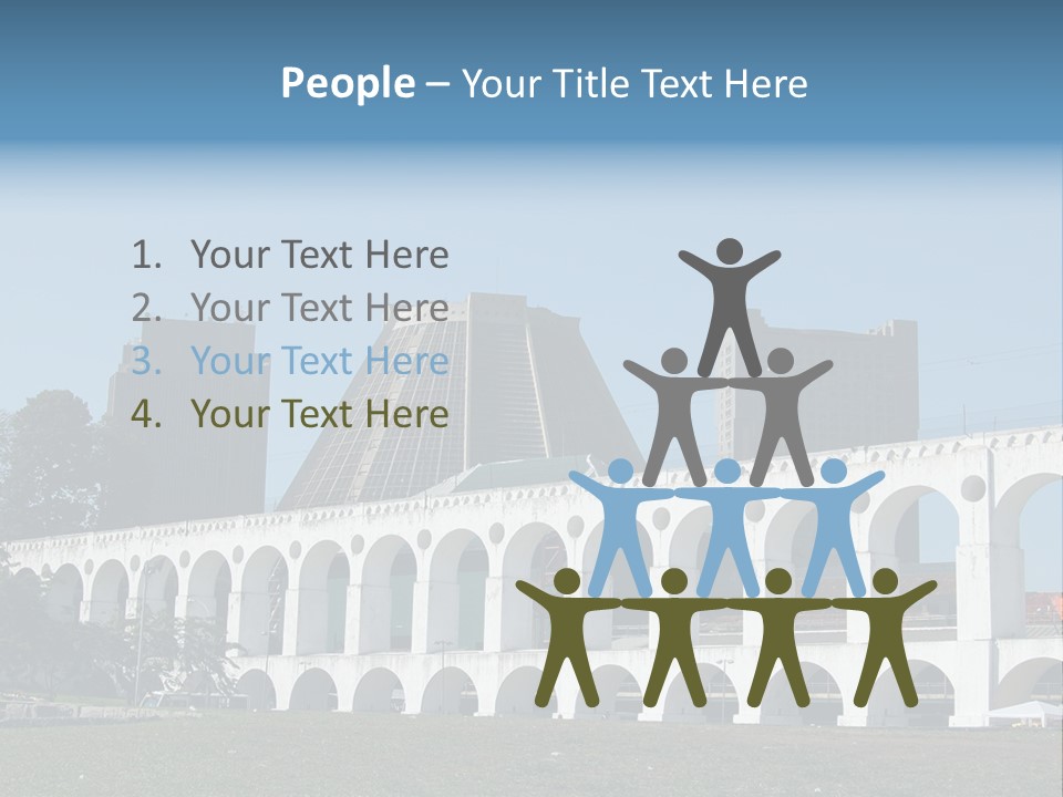 Water Bridge PowerPoint Template