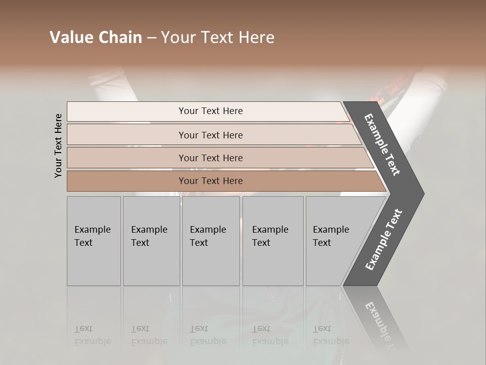 Childing Winning Tennis Game PowerPoint Template