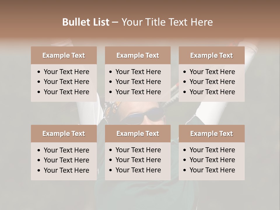 Childing Winning Tennis Game PowerPoint Template