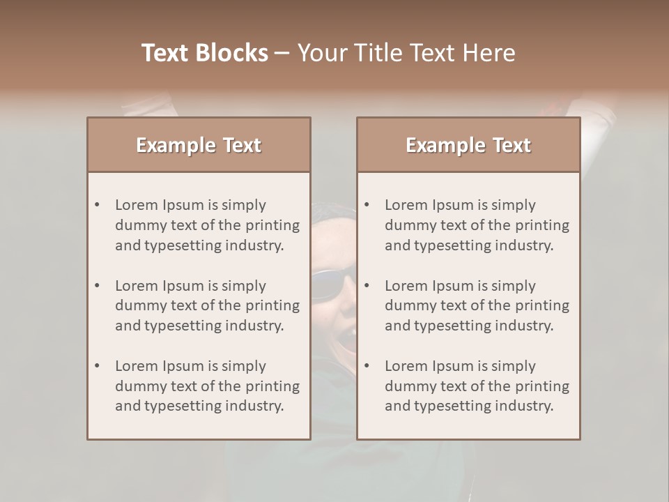 Childing Winning Tennis Game PowerPoint Template