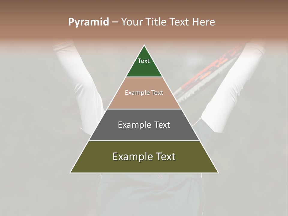 Childing Winning Tennis Game PowerPoint Template