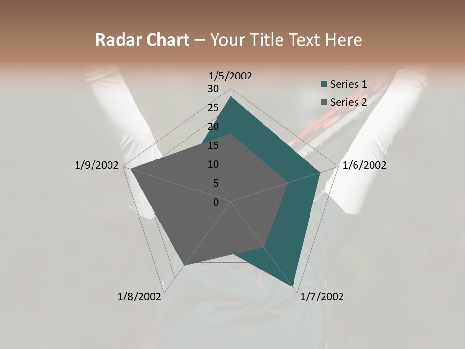 Childing Winning Tennis Game PowerPoint Template