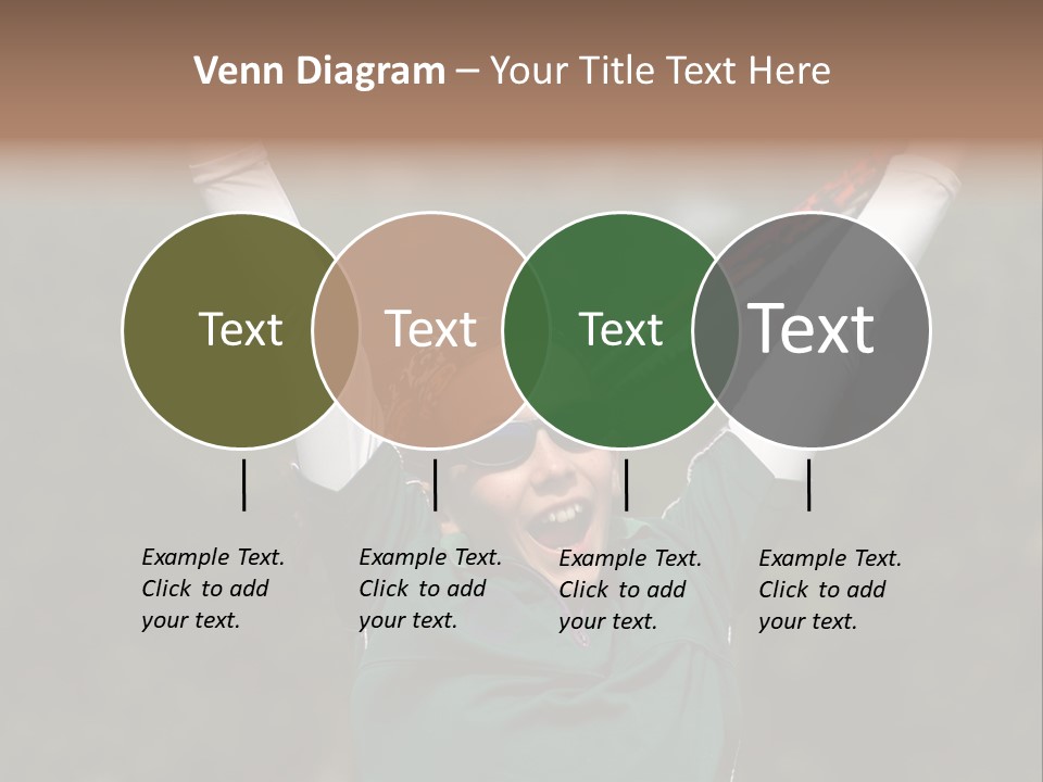 Childing Winning Tennis Game PowerPoint Template