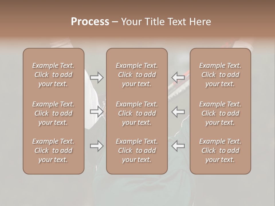 Childing Winning Tennis Game PowerPoint Template