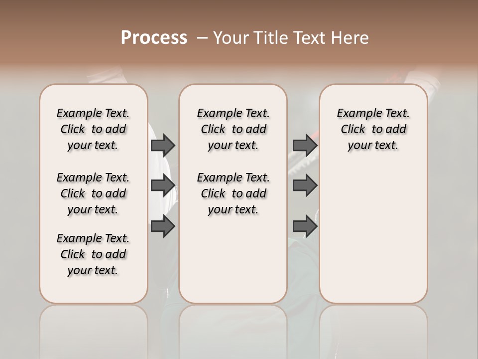 Childing Winning Tennis Game PowerPoint Template