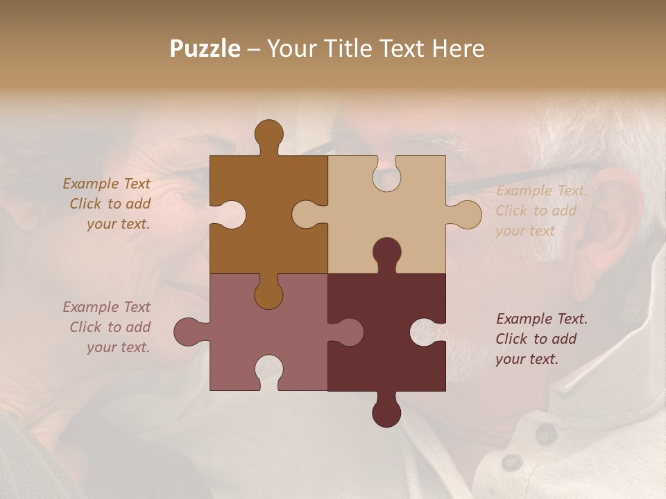 Man And Woman Share A Private Bedroom Moment PowerPoint Template