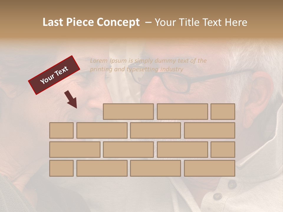 Man And Woman Share A Private Bedroom Moment PowerPoint Template