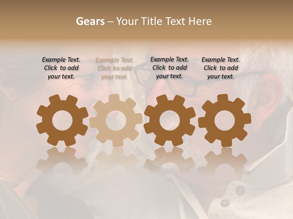 Man And Woman Share A Private Bedroom Moment PowerPoint Template