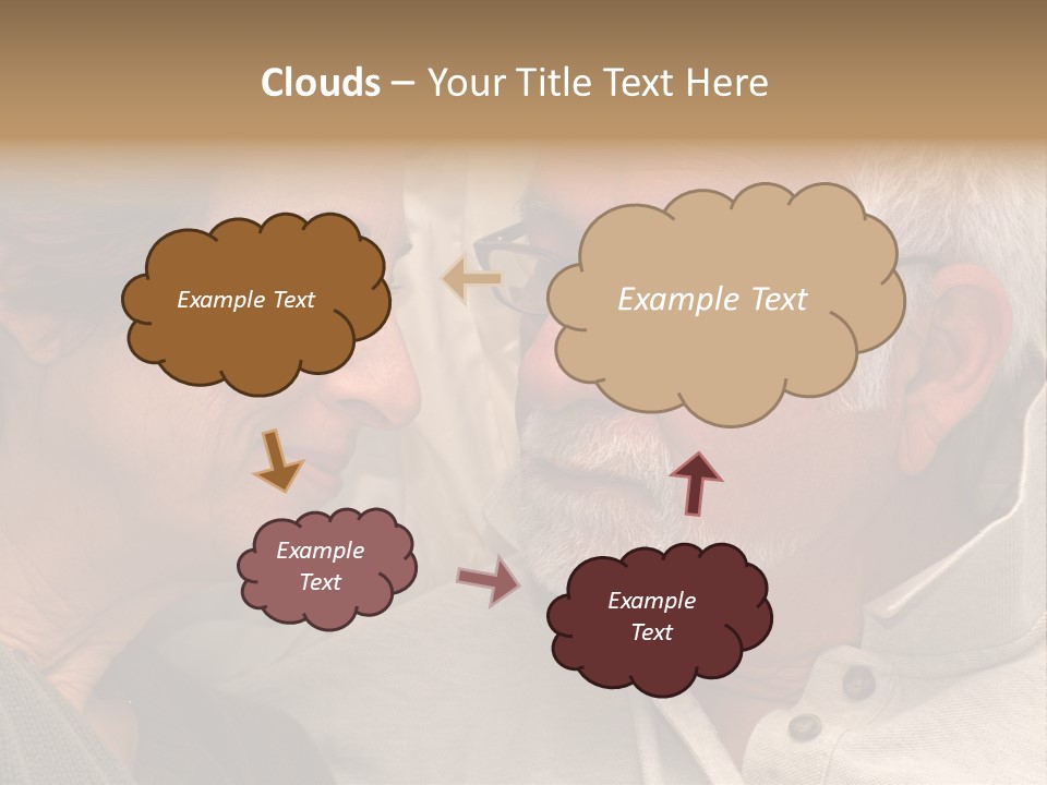 Man And Woman Share A Private Bedroom Moment PowerPoint Template