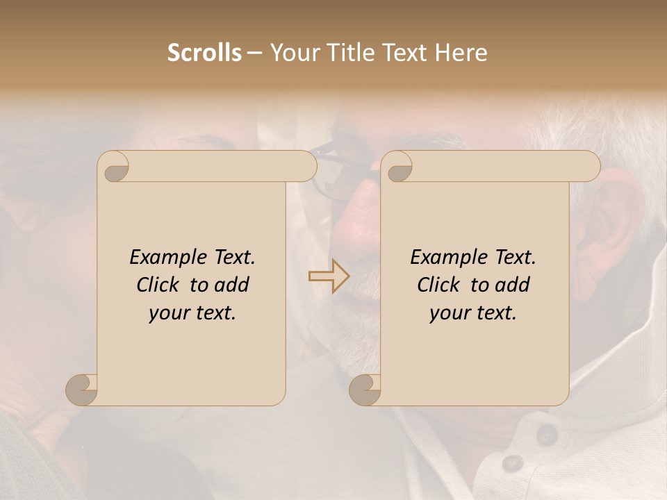 Man And Woman Share A Private Bedroom Moment PowerPoint Template