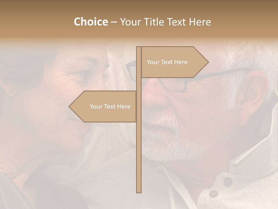 Man And Woman Share A Private Bedroom Moment PowerPoint Template