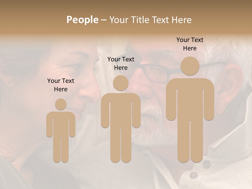 Man And Woman Share A Private Bedroom Moment PowerPoint Template