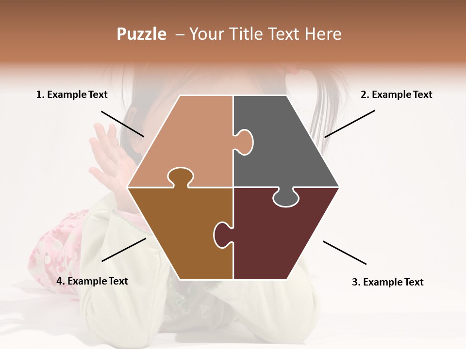 Little Asian Girl With A Smile PowerPoint Template