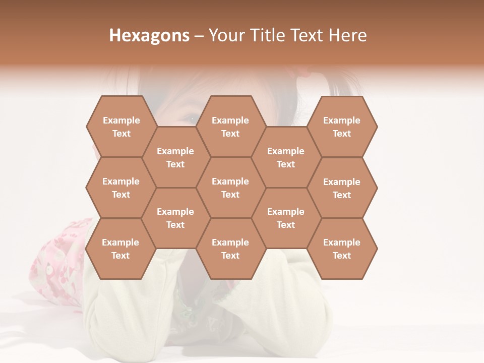 Little Asian Girl With A Smile PowerPoint Template