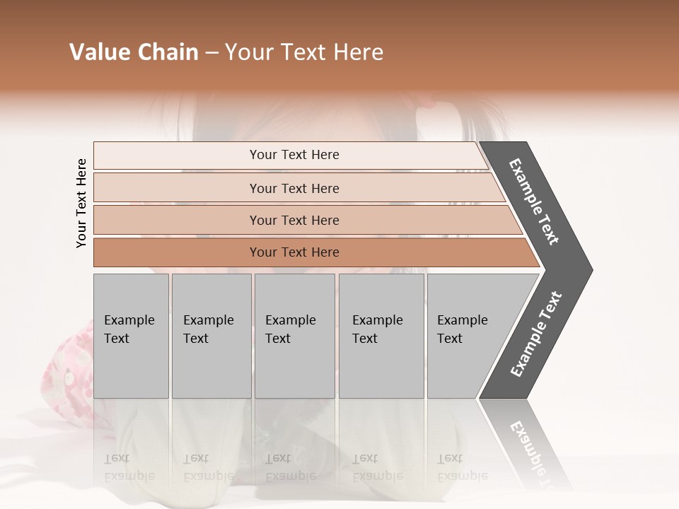 Little Asian Girl With A Smile PowerPoint Template