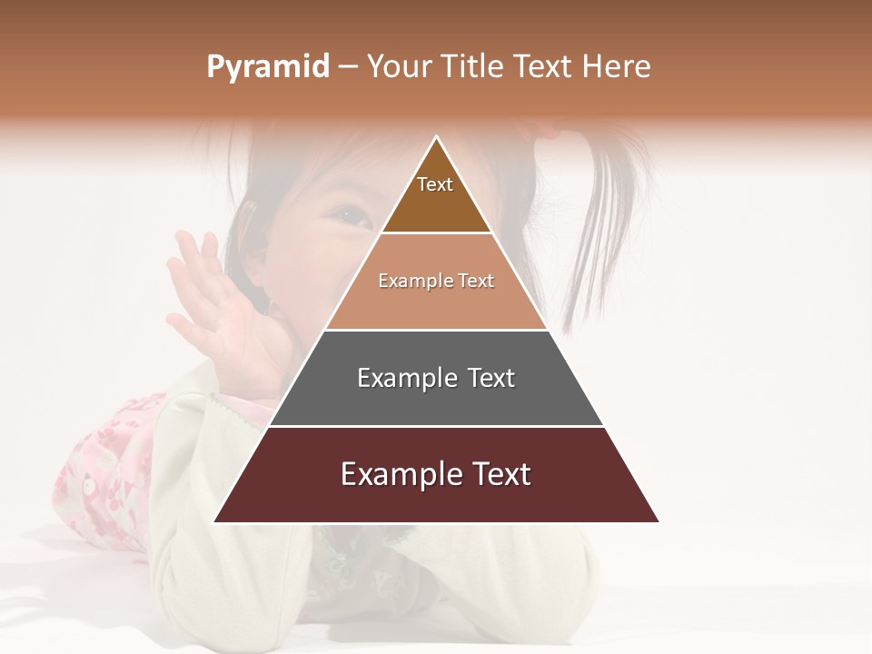 Little Asian Girl With A Smile PowerPoint Template