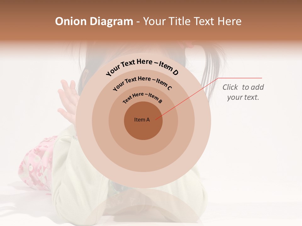 Little Asian Girl With A Smile PowerPoint Template