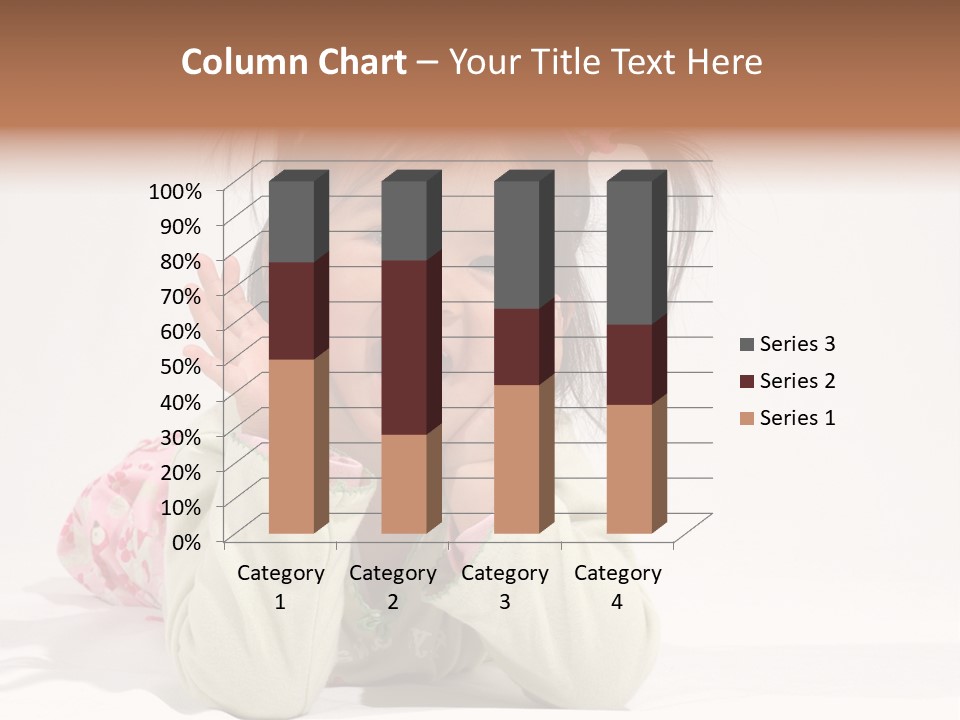 Little Asian Girl With A Smile PowerPoint Template