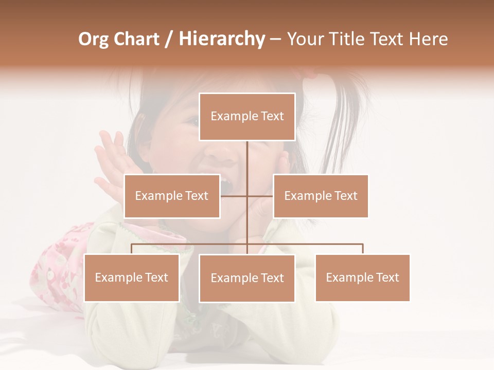 Little Asian Girl With A Smile PowerPoint Template