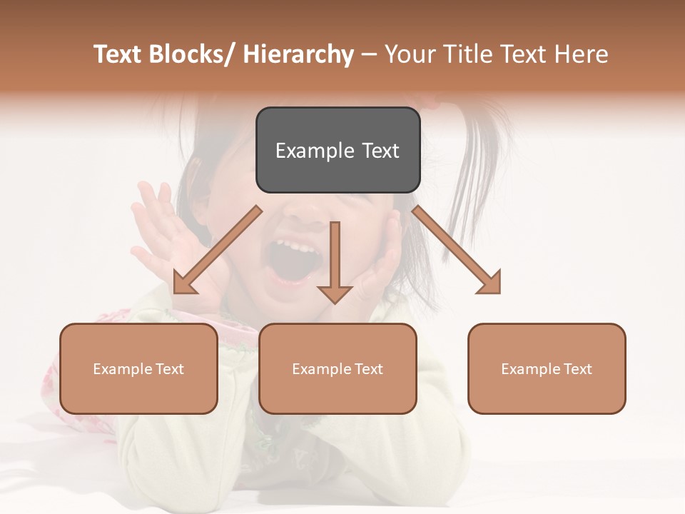 Little Asian Girl With A Smile PowerPoint Template