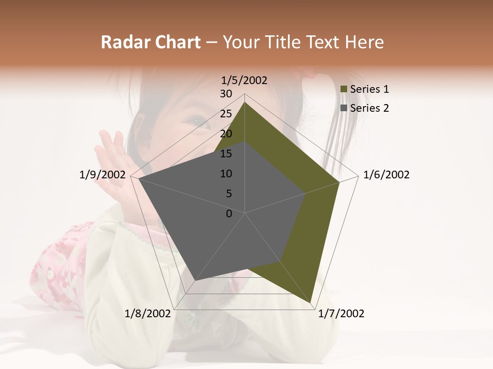Little Asian Girl With A Smile PowerPoint Template