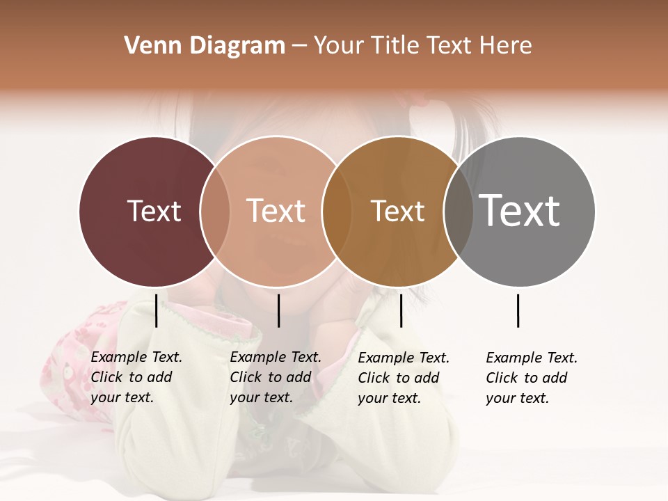 Little Asian Girl With A Smile PowerPoint Template